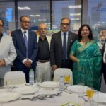 লন্ডনে সাংবাদিকদের প্রশ্নের মুখোমুখি হাইকমিশনার আবেদা ইসলাম।