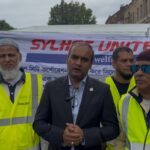 সিলেট প্রবাসীদের বিভিন্ন দাবি নিয়ে লন্ডনে মানববন্ধন ।