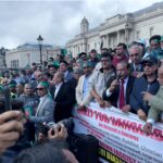 লন্ডনে আওয়ামীলীগের বিশাল সমাবেশে ।